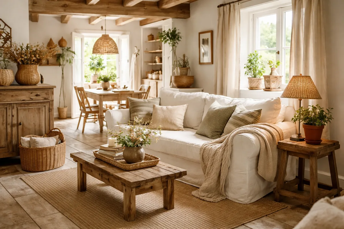 Comment décorer une maison de campagne avec un petit budget