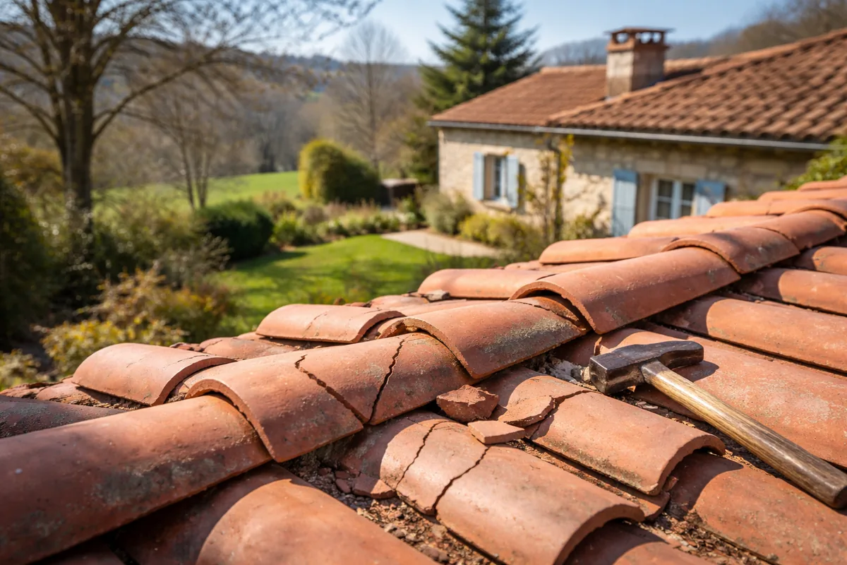 Que faire si des tuiles Monier se fissurent après l'hiver ?