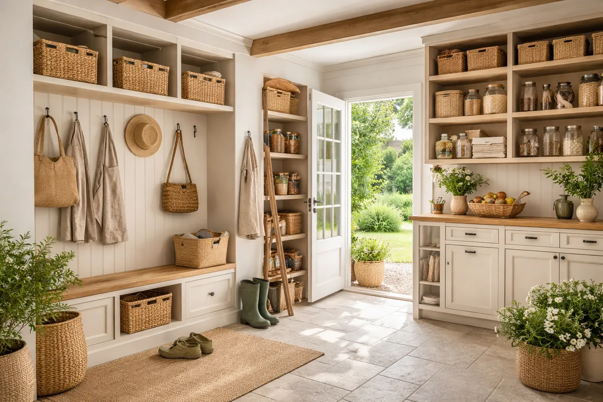 Comment aménager un espace de rangement fonctionnel dans une maison de campagne