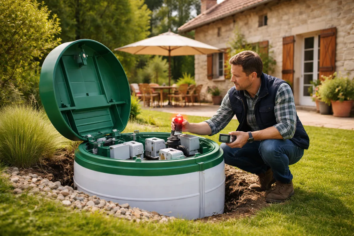 Que faire si une micro-station Graf déclenche une alarme ?