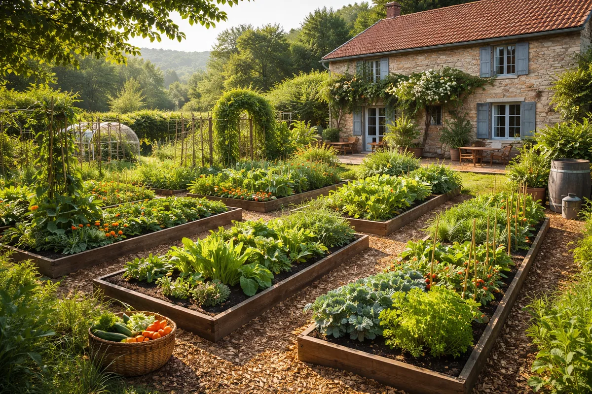 Comment créer un potager en permaculture dans une maison de campagne