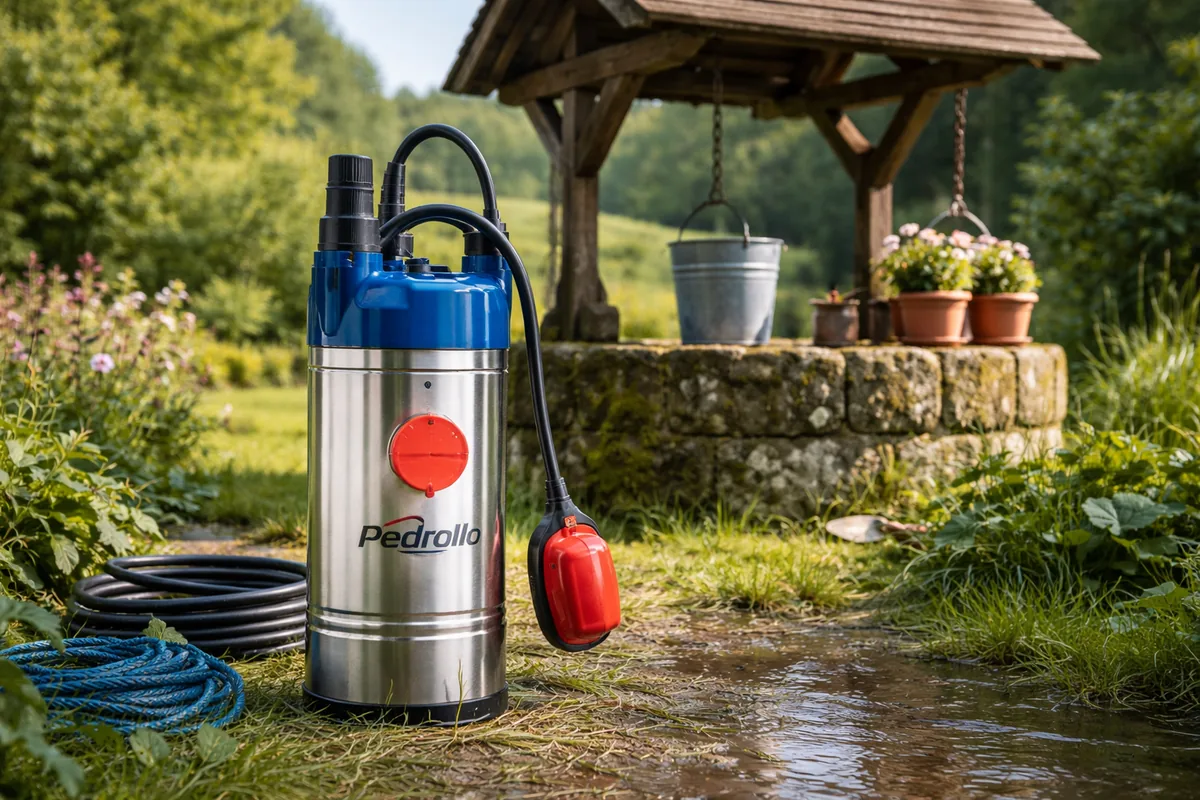 Que faire si une pompe immergée Pedrollo ne remonte plus d'eau ?