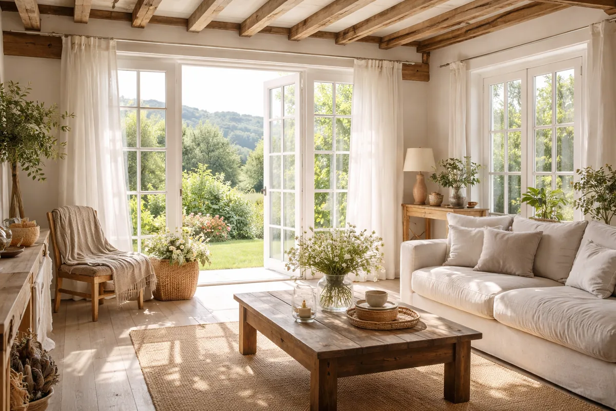 Comment optimiser l'éclairage naturel dans une maison de campagne