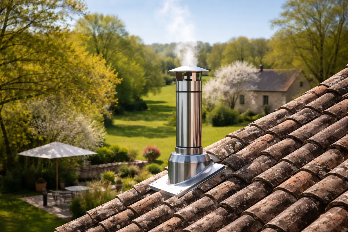 Comment éliminer la condensation dans un conduit de cheminée Poujoulat ?