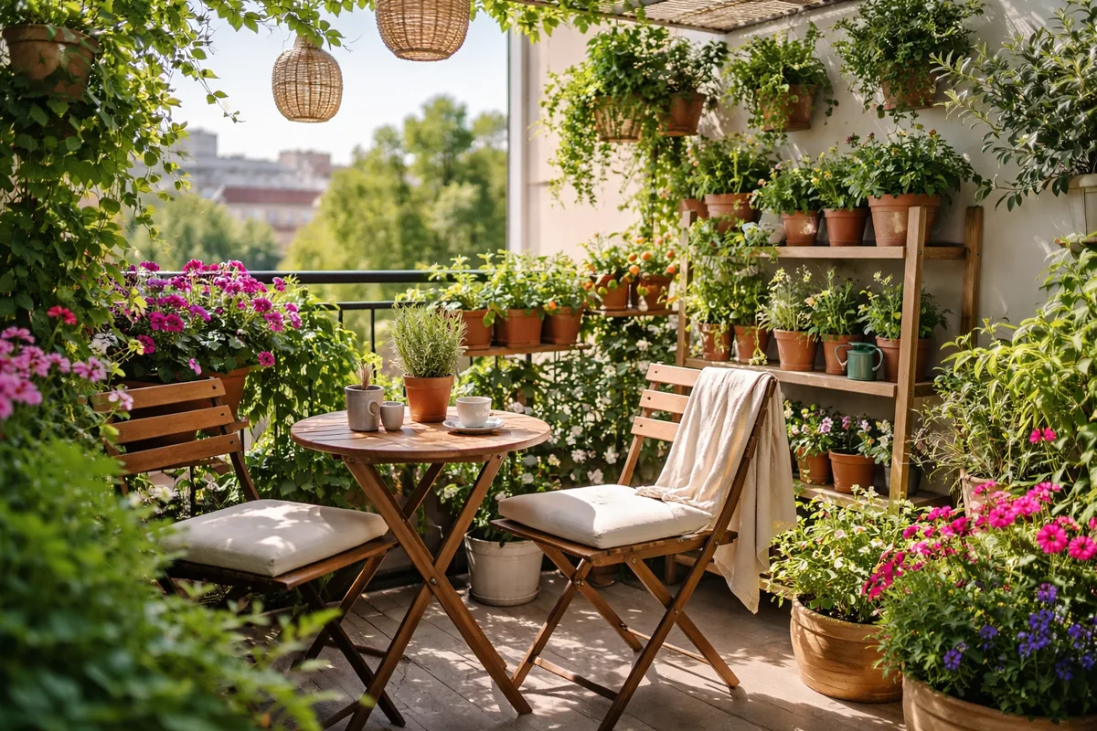 Les jardins de balcon : comment optimiser votre petit espace