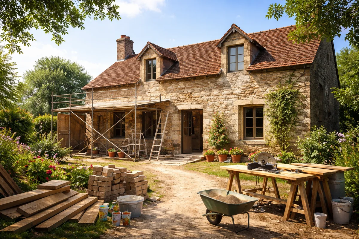 Comment rénover une vieille maison de campagne étape par étape