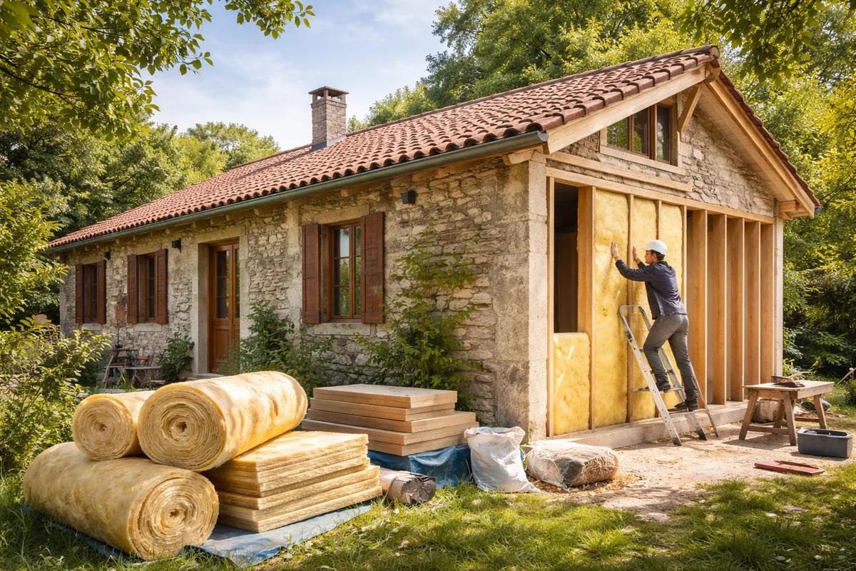 Comment bien isoler une maison de campagne en rénovation
