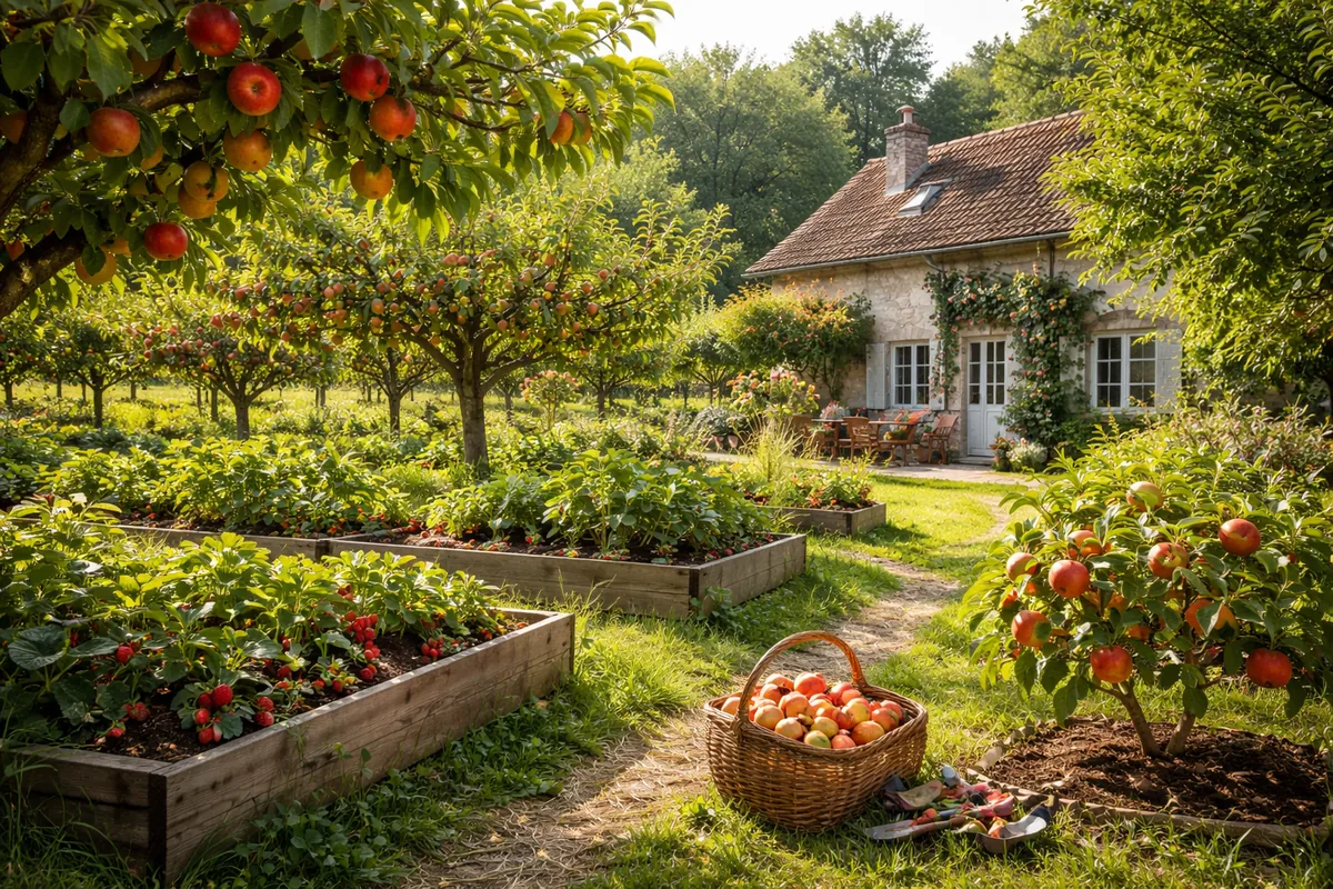 Comment créer un jardin fruitier dans une maison de campagne